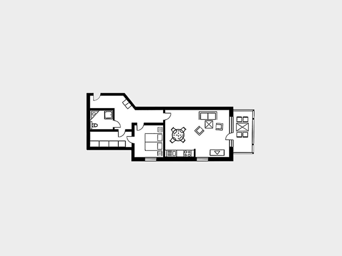 Strandvillen Binz - Ferienwohnung Mit Meerblick, 1 Schlafzimmer Und Balkon Sv-757 Экстерьер фото